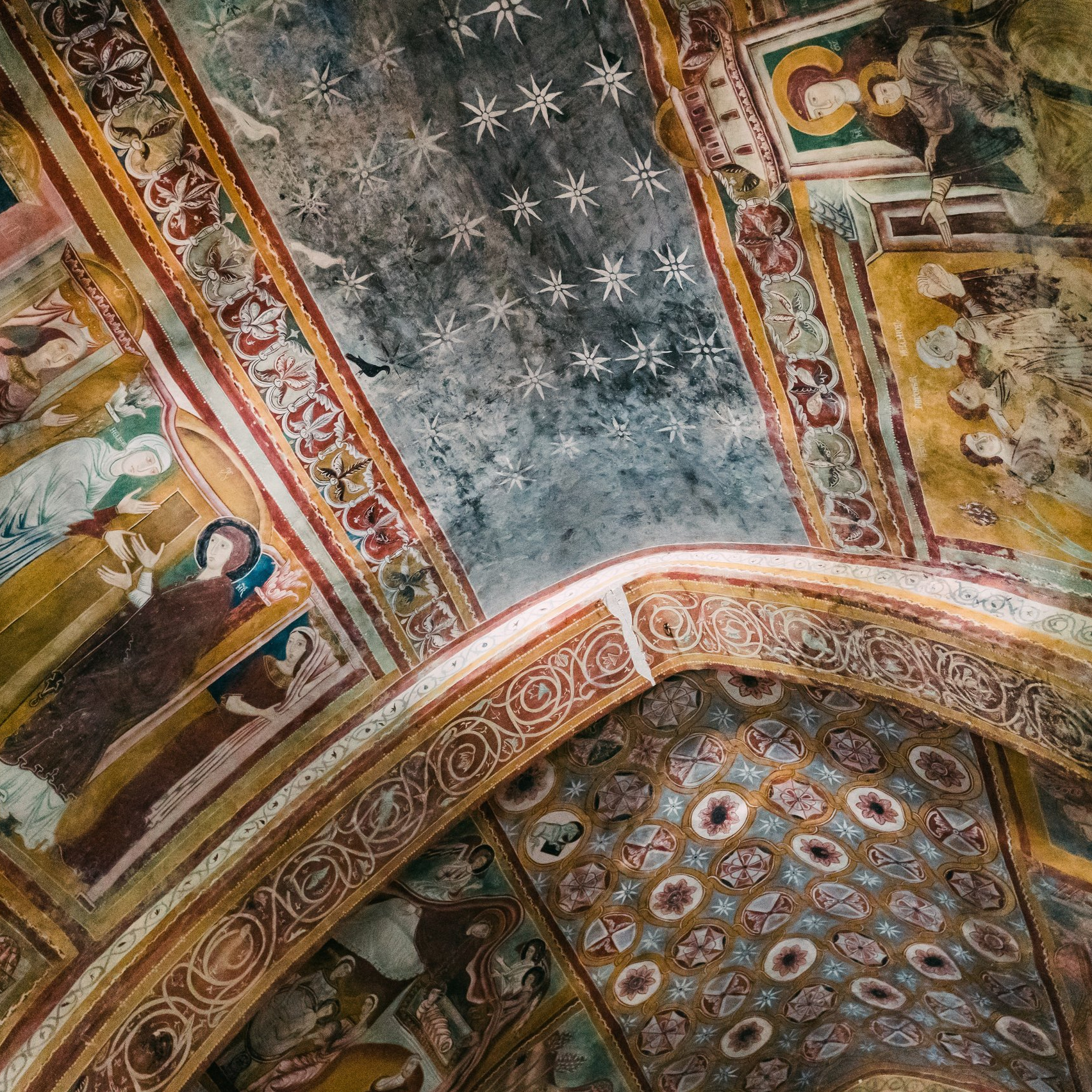 Fresko, Italienische Kirche, Umbrien
