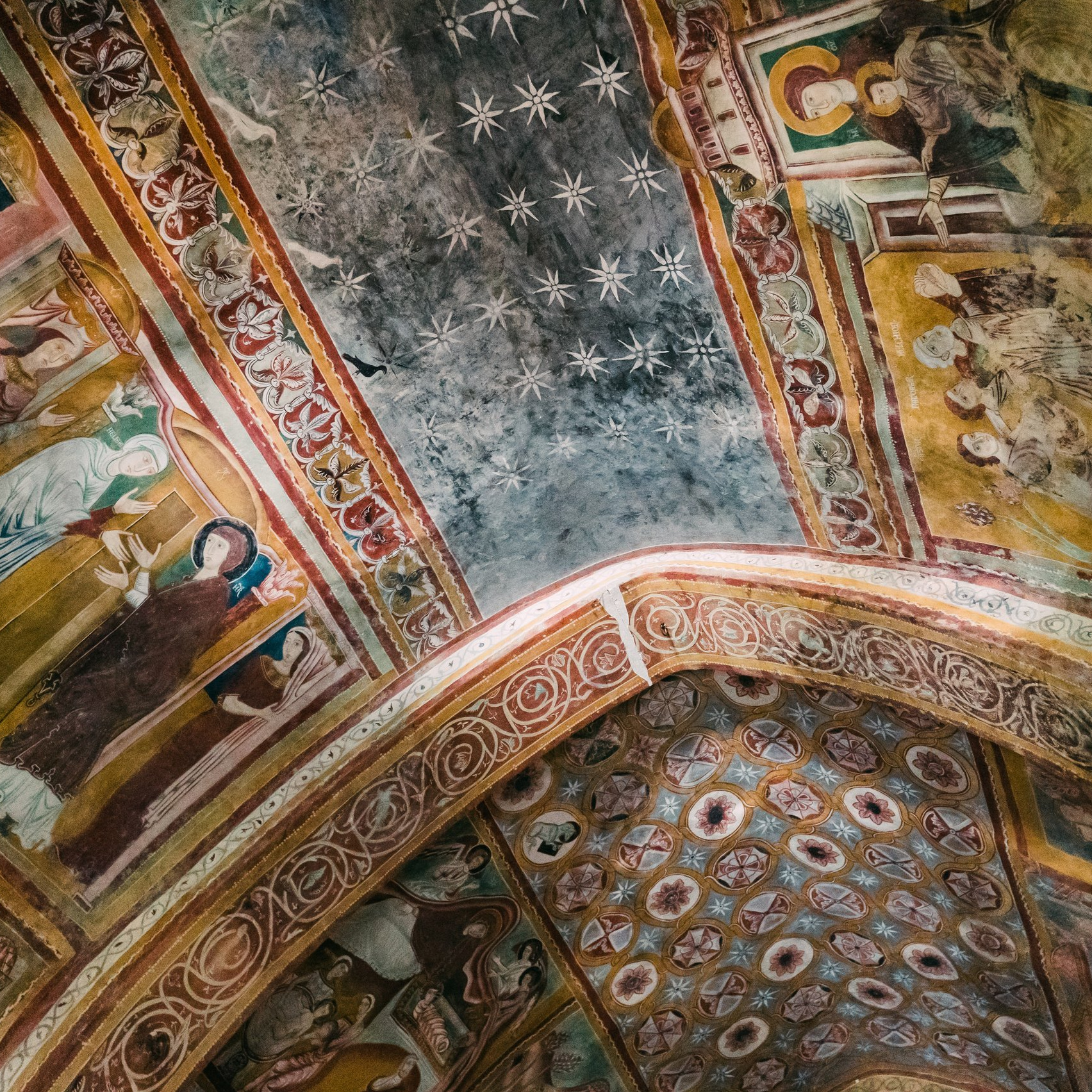 Fresko, Italienische Kirche, Umbrien